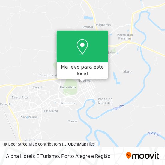 Alpha Hoteis E Turismo mapa