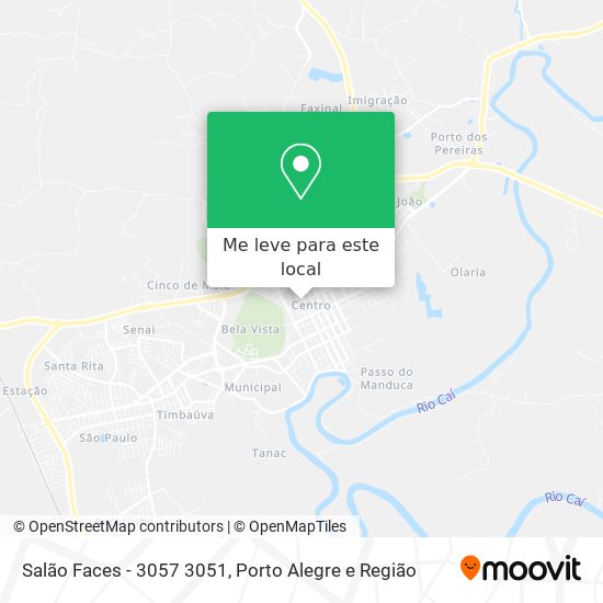 Salão Faces - 3057 3051 mapa