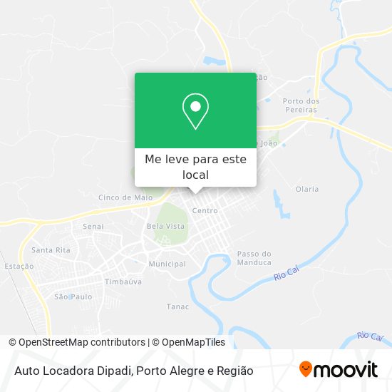 Auto Locadora Dipadi mapa
