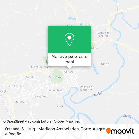 Ossanai & Littig - Medicos Associados mapa