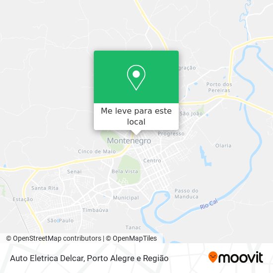 Auto Eletrica Delcar mapa