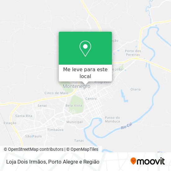 Loja Dois Irmãos mapa