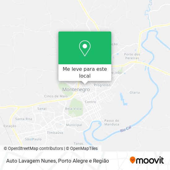 Auto Lavagem Nunes mapa