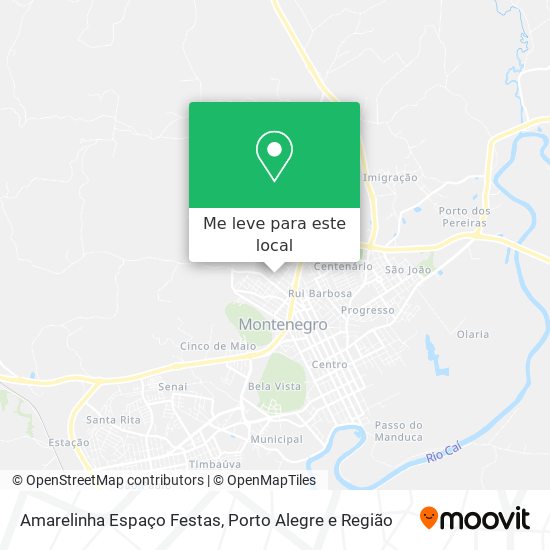 Amarelinha Espaço Festas mapa