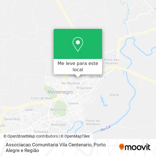 Associacao Comunitaria Vila Centenario mapa