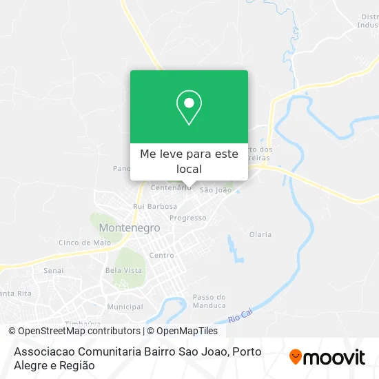 Associacao Comunitaria Bairro Sao Joao mapa