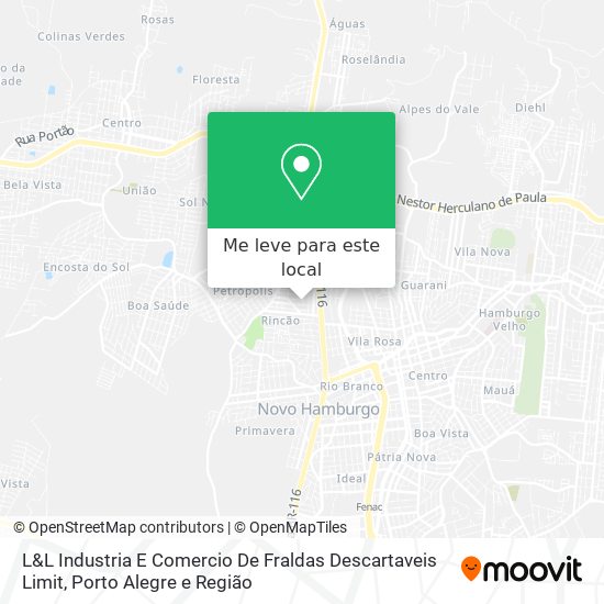 L&L Industria E Comercio De Fraldas Descartaveis Limit mapa