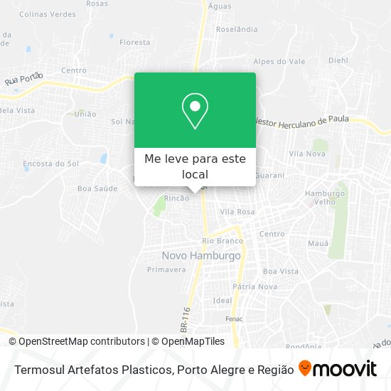 Termosul Artefatos Plasticos mapa