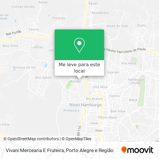 Vivani Mercearia E Fruteira mapa