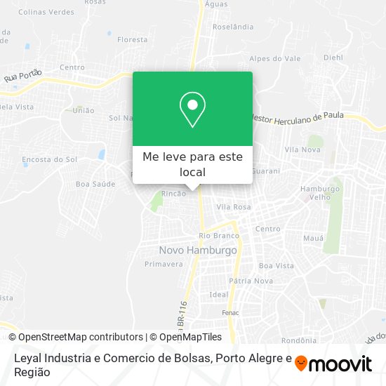 Leyal Industria e Comercio de Bolsas mapa