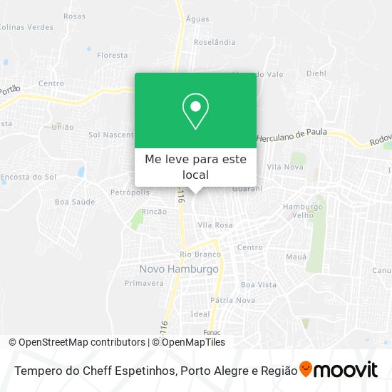 Tempero do Cheff Espetinhos mapa