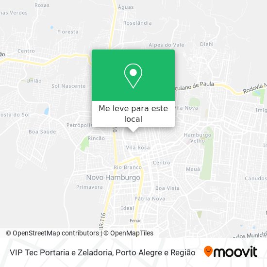 VIP Tec Portaria e Zeladoria mapa