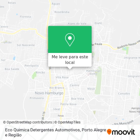 Eco Quimica Detergentes Automotivos mapa