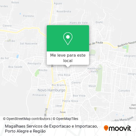 Magalhaes Servicos de Exportacao e Importacao mapa