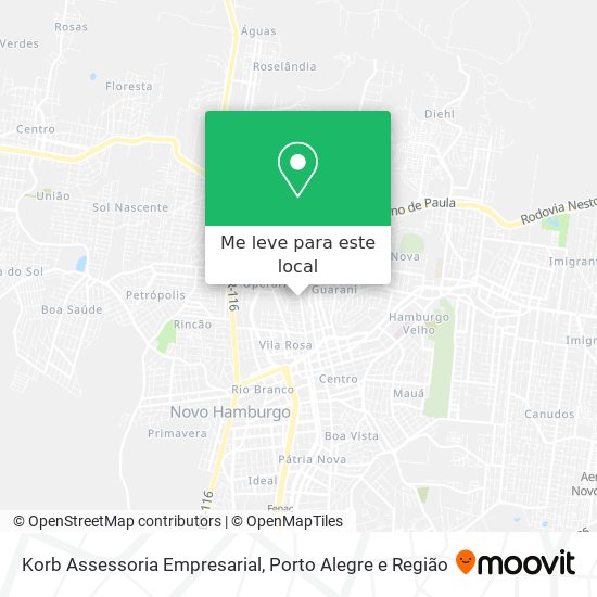 Korb Assessoria Empresarial mapa