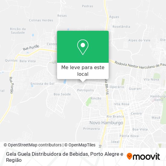 Gela Guela Distribuidora de Bebidas mapa