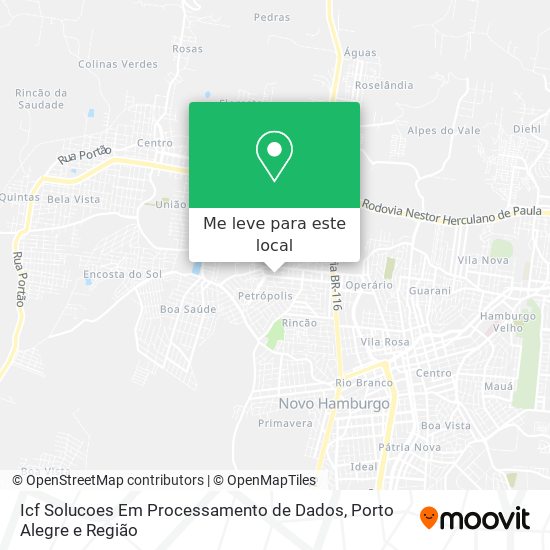 Icf Solucoes Em Processamento de Dados mapa