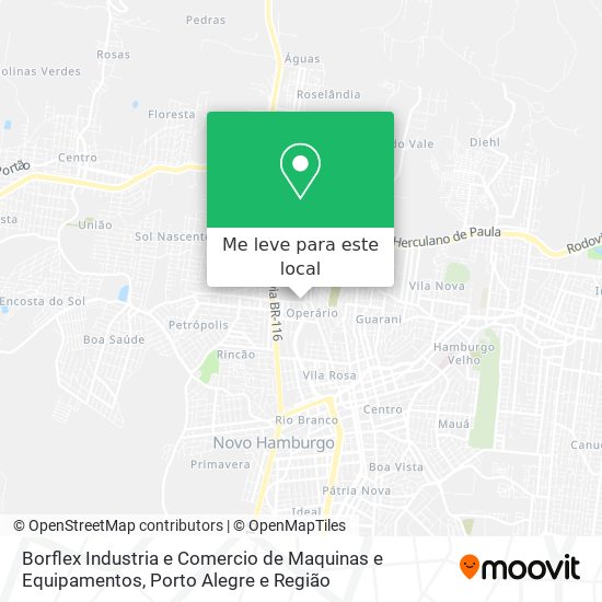 Borflex Industria e Comercio de Maquinas e Equipamentos mapa