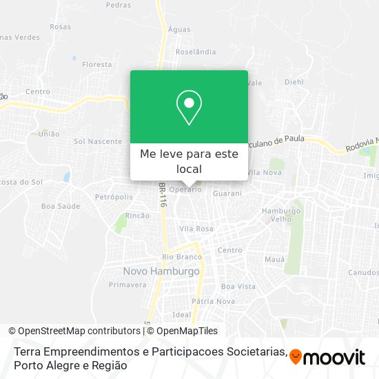 Terra Empreendimentos e Participacoes Societarias mapa