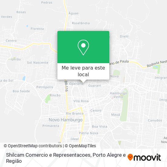 Shilcam Comercio e Representacoes mapa