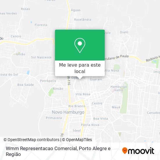 Wmm Representacao Comercial mapa