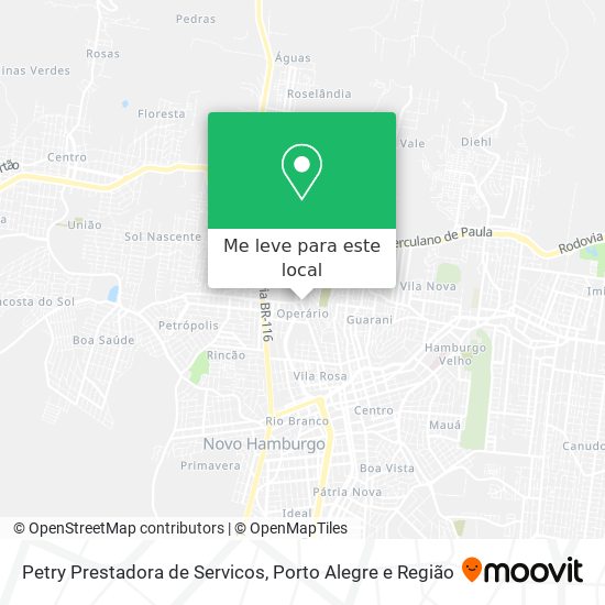 Petry Prestadora de Servicos mapa