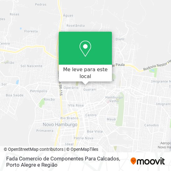 Fada Comercio de Componentes Para Calcados mapa