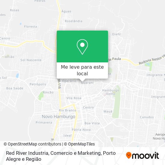 Red River Industria, Comercio e Marketing mapa