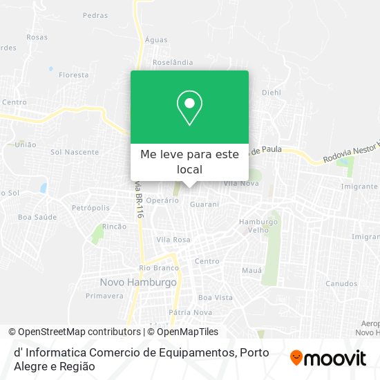 d' Informatica Comercio de Equipamentos mapa