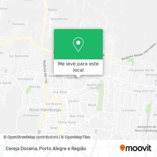 Cereja Doceria mapa