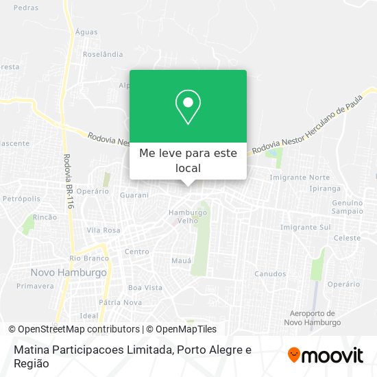 Matina Participacoes Limitada mapa