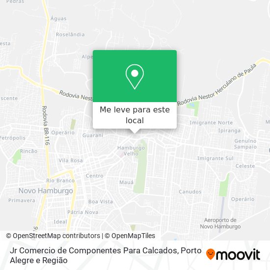 Jr Comercio de Componentes Para Calcados mapa
