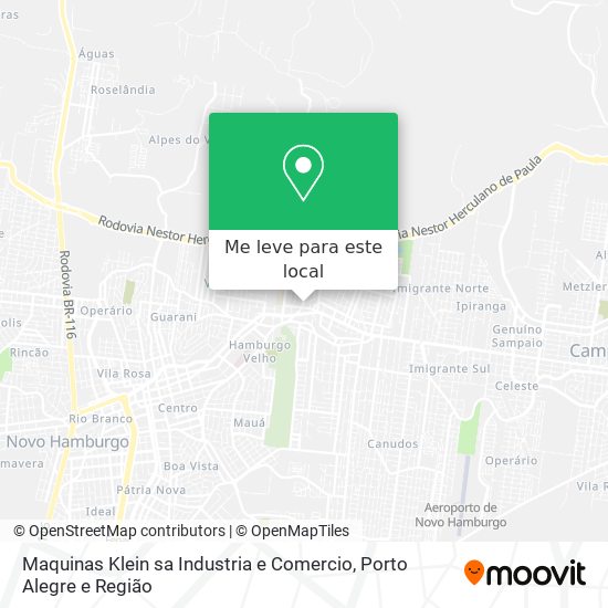 Maquinas Klein sa Industria e Comercio mapa