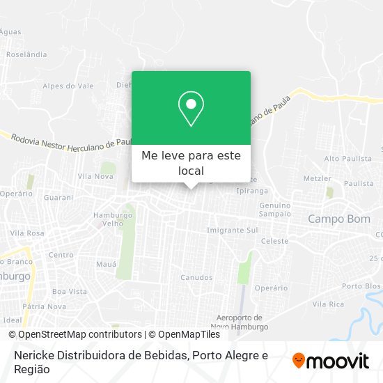Nericke Distribuidora de Bebidas mapa