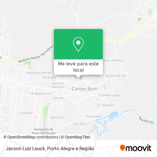 Jacson Luiz Leuck mapa