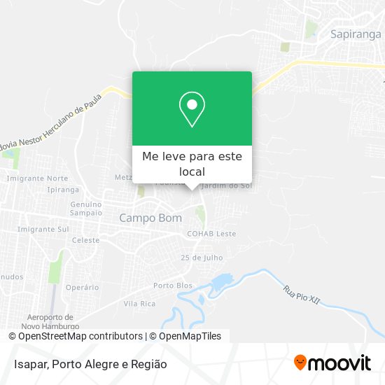 Isapar mapa