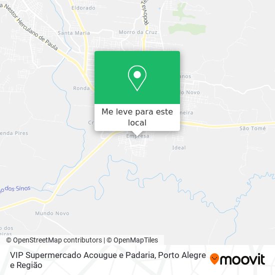 VIP Supermercado Acougue e Padaria mapa