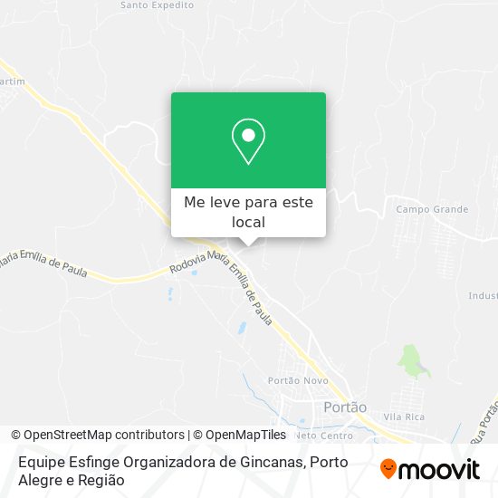 Equipe Esfinge Organizadora de Gincanas mapa