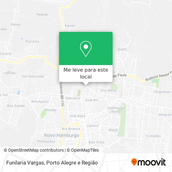 Funilaria Vargas mapa