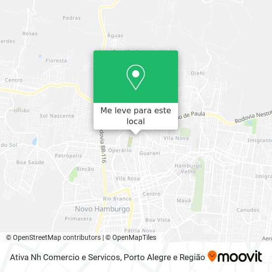 Ativa Nh Comercio e Servicos mapa