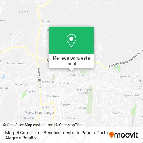 Marpel Comercio e Beneficiamento de Papeis mapa