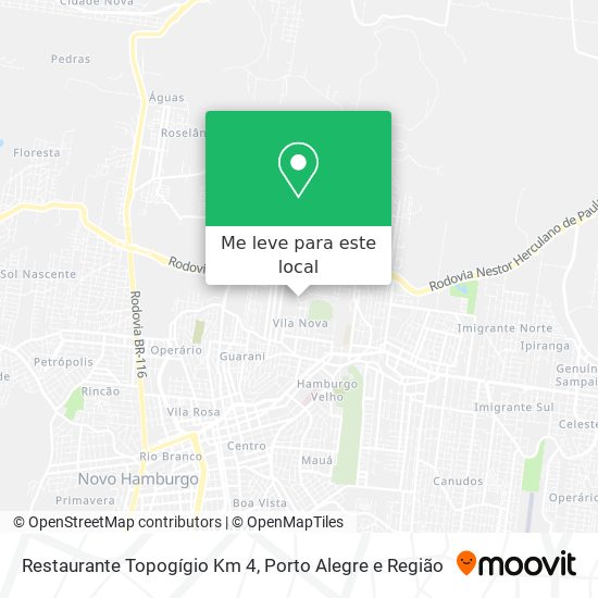Restaurante Topogígio Km 4 mapa