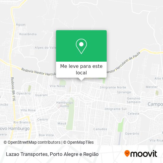 Lazao Transportes mapa