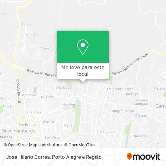 Jose Hilario Correa mapa