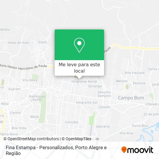 Fina Estampa - Personalizados mapa