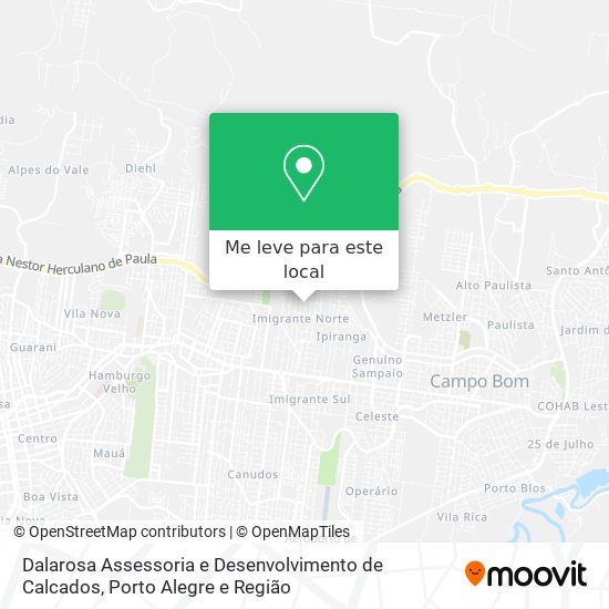 Dalarosa Assessoria e Desenvolvimento de Calcados mapa