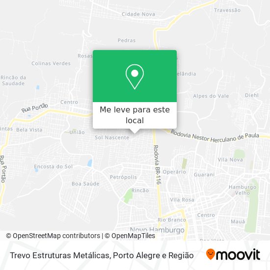 Trevo Estruturas Metálicas mapa