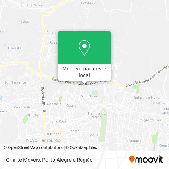 Criarte Moveis mapa