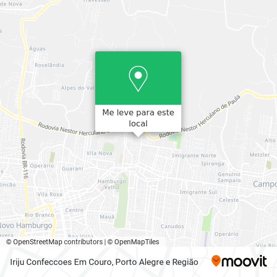 Iriju Confeccoes Em Couro mapa