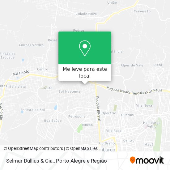 Selmar Dullius & Cia. mapa
